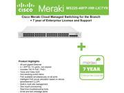 UPC 794348680610 product image for Cisco Meraki Cloud Mng'd Switch MS220-48FP + 7yr of Enterprise Lic. and Support | upcitemdb.com