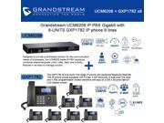 Grandstream UCM6208 IP PBX Gigabit with 8 UNITS GXP1782 IP phone 8 lines
