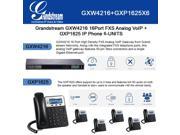 Grandstream GXW4216 16Port FXS Analog VoIP GXP1625 2 lines IP Phone PoE 6UNITS