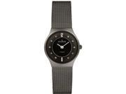 Skagen Slimline Mesh Titanium Crystal Ladies Watch 233XSTTM