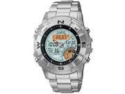 Casio Men's Hunting Timer AMW704D-7AV Silver Stainless-Steel