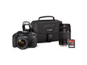 Canon T5 18MP Digital SLR Bundle with 18-55mm IS Lens, 75-300mm Lens, Bag