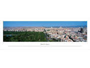Madrid, Spain  Panoramic Poster Print