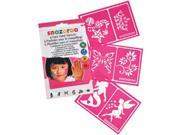 Snazaroo Face Painting Stencils 6/Pkg-Girls Fantasy