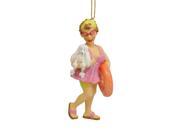 Tourist Lady Louise Hot Mama Tropical Ornament