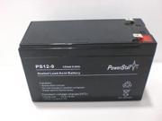 12V 7AH SLA Battery Replaces hr9 12 gp1270 sla1075 gp1270f2 wp7 12 bp8 12