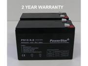 12V 9AH SLA Battery Replaces CP1290 6 DW 9 HR9 12 PS 1290F2 2PK