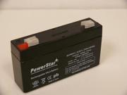 SLA Sealed Lead Acid Battery 6V 12Ah Battery for Emergency light Toy car backup 2Pack