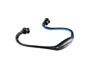 Wireless Bluetooth Headset Sports Stereo Headphone for Smart Cell Phone Blue