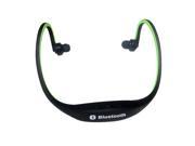 Wireless Bluetooth Headset Sports Stereo Headphone for Smart Cell Phone Green
