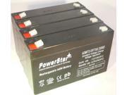 6v 7Ah APC RBC34 UPS Replacement Battery 4Pack
