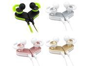 Wireless Bluetooth 4.1 Headphones With MIC Stereo Earphones Headset Earbuds Gold