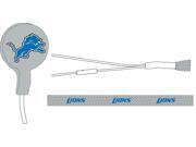Ihip Nfe52-del Nfl Noise Isolating Shoelace Earphones (detroit Lions)