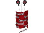 Ihip Nfe52-tbb Nfl Noise Isolating Shoelace Earphones (tampa Bay Buccaneers)
