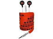 Ihip Nfe52-cbe Nfl Noise Isolating Shoelace Earphones (cincinnati Bengals)