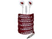 Ihip Nfe52-azc Nfl Noise Isolating Shoelace Earphones (arizona Cardinals)