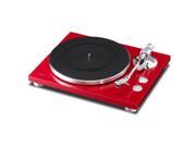Teac TN 300 2 Speed Analog Turntable with Phono Preamplifier in Red