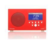Tivoli Audio Albergo Clock Radio With Bluetooth Gloss Red