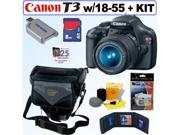 Canon EOS Rebel T3 12.2MP DSLR Camera & 18-55MM IS II Lens 8GB Kit