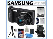 Samsung WB150 14.2MP WI-Fi Digital Camera with 18x Optical Zoom and 3-inch LCD in Black + 16GB Memory Card + Replacement Battery Pack + Camera Case + Accessory