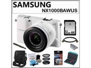 Samsung NX1000 20.3MP Wifi Digital Camera & 20-50MM Lens Black Mirrorless + 16GB Secure Digital Memory Card + Accessory Kit