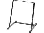 On Stage RS7030 Stands 12 Space Metal Rack Stand with Rack Screws
