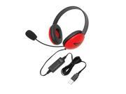 Califone Children s Listening First Stereo Headset with Michrophone and 5.5 straight cord USB