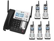 AT T SB67118 SB67138 4 Line Corded Cordless Phone System with 5 Handset Kit