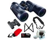 Bushnell 157050 7x 50mm H2O Waterproof Binocular with Binocular Bundle and Kit Accessory