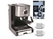 UPC 639767650953 product image for Capresso EC100 Pump Espresso and Cappuccino Machine + Two 13oz White Tiara Cappu | upcitemdb.com