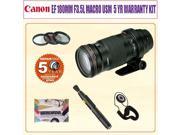 Canon EF 180MM F3.5L Macro USM Autofocus Telephoto Lens with Deluxe Accessory Kit