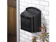 Whitehall Oversized Wall Mailbox-black