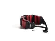 Olympus 202589 Fashion Float Strap for Camera Black with Red Stripes