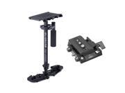 Glidecam HD 2000 Hand Held Stabilizer w Manfrotto 577 Rapid Connect Adapter Sliding Mounting Plate