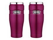 UPC 646791420186 product image for Thermos Stainless King Vacuum Insulated 16oz Travel Tumbler Pink - 2PK | upcitemdb.com