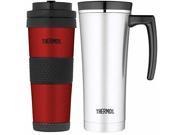 UPC 646791437412 product image for Thermos 16oz Vacuum Insulated Stainless Steel Travel Mug w/ 18oz Travel Tumbler | upcitemdb.com