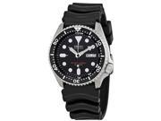 UPC 751744007014 product image for Seiko Men's Automatic Black Dial Black Rubber Watch SKX007J1 | upcitemdb.com