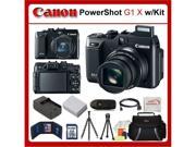 Canon PowerShot G1 X (G1X) Digital Camera Kit Includes: Canon G1 X, Extended Life Battery, Rapid Travel Charger, 32GB SDHC Memory Card, Memory Card Reader, Memo