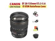 Canon EF 28-135mm f/3.5-5.6 IS Image Stabilizer USM Autofocus Lens + Filter Kit + Lens Cap Keeper + Cleaning Kit + Camera Holster Case, Compatible with ALL Cano Canon EF 28-135mm f/3.5-5.6 IS Image Stabilizer USM Autofocus Lens + Filter Kit + Lens Cap Keeper + Cleaning Kit + Camera Holster Case, Compatible with ALL Cano