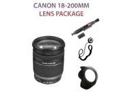 New Canon EF-S 18-200mm f/3.5-5.6 IS Autofocus Lens w/ Starter Package, Compatible with Canon EOS Digital SLR Cameras (Except Full Frame Models)