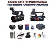 Canon XA10 HD Professional Camcorder with SSE Huge Lens Package