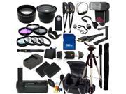 The EVERYTHING YOU NEED Package for Nikon D3100, Nikon D3200, Nikon D5100, Nikon D5200 DSLR Cameras. Includes: Wide Angle & Telephoto Lenses, Filters, Replaceme
