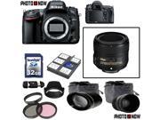 Nikon D600 24.3MP FX-Format DSLR Camera (Body Only) With Nikon AF-S Nikkor 50mm f/1.8G Lens & Essential Accessory Package including 32GB SDHC Card & More