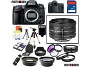 Nikon D600 24.3MP FX-Format DSLR Camera (Body Only) With Nikon AF-S Nikkor 50mm f/1.8D Lens & Deluxe Lens Accessory Package including 64GB SDHC Card & More