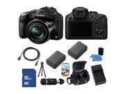 Panasonic LUMIX DMC-FZ70K Black 16.1 MP 60X Optical Zoom Digital Camera - FZ70 Kit 3