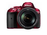 Nikon D5300 DSLR Camera with 18-140mm Lens (Red) (IMPORT MODEL) 1 Year FRC Warranty Coverage