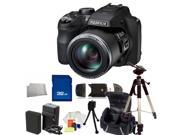 Fujifilm FinePix SL1000 Digital Camera Kit. Includes 32GB Memory Card, High Speed Card Reader, Extended Life Replacement Battery, Slave Flash, Tripod, Carrying