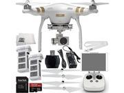 DJI Phantom 3 Professional Quadcopter Drone with 4K UHD Video Camera EVERYTHING YOU NEED Kit Includes Extra DJI Battery + SanDisk Extreme PRO 32GB microSDHC Mem