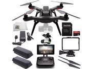 3DR Solo Quadcopter with 3-Axis Gimbal for GoPro HERO3+ / HERO4 with Manufacturer Accessories + Extra 3DR Flight Battery + 3DR Propeller Set + SanDisk 32GB Extr