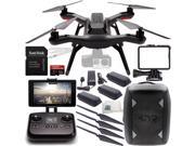 3DR Solo Quadcopter (No Gimbal) with Manufacturer Accessories + 2 Extra 3DR Flight Batteries + 2 3DR Propeller Sets + 3DR Solo Backpack + SanDisk Extreme PRO 32
